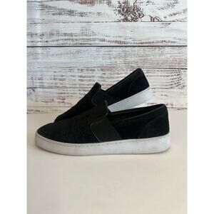 Vionic Women’s Kani Suede Slip-On Sneakers Black Size 10